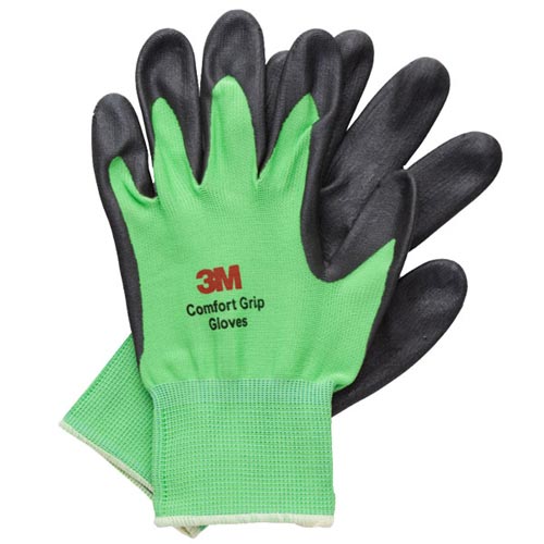 3M 亮彩舒適型 止滑 耐磨手套 綠色 S