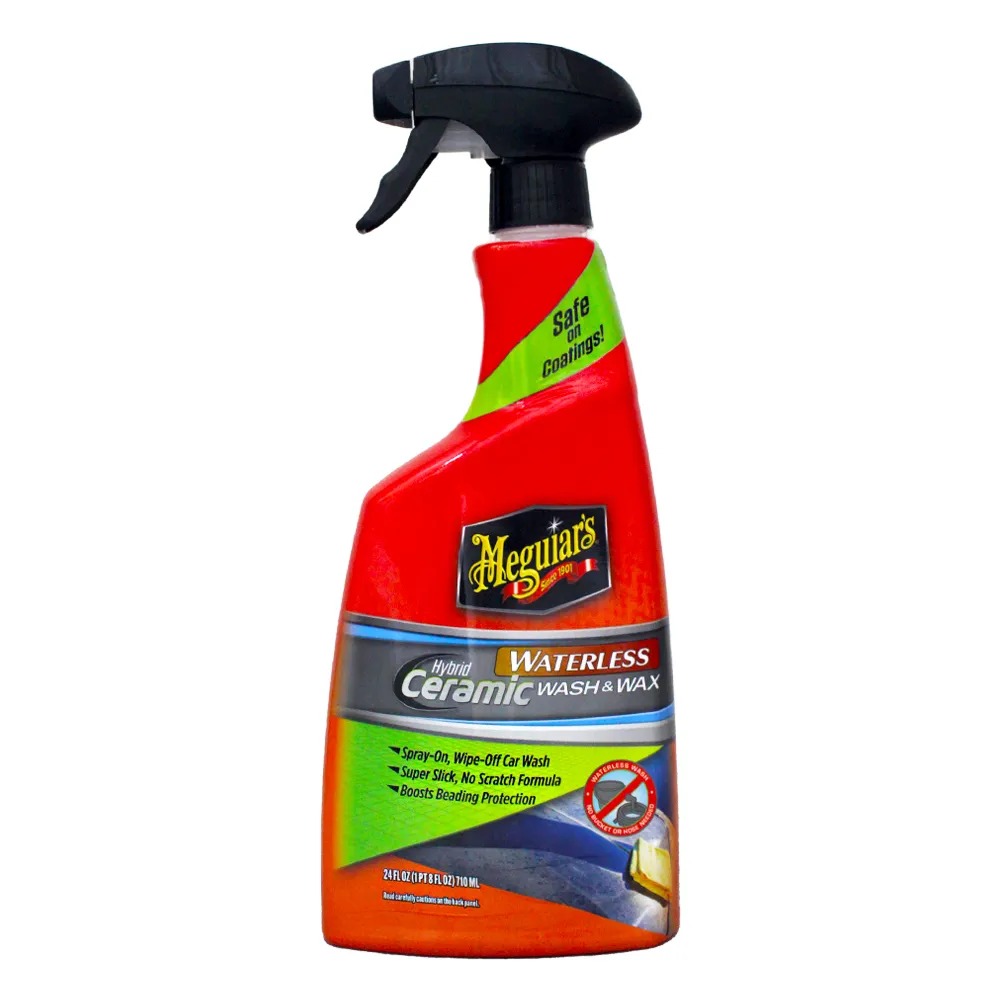 Meguiar's Hybrid 陶瓷免水洗車上蠟噴霧 洗車／打蠟二合一 G251024