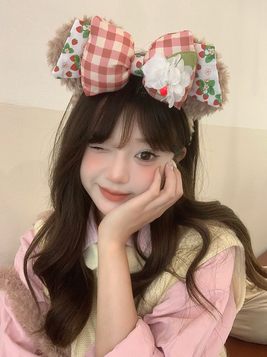 迪士尼發箍可愛聖誕節cosplay雪莉玫洗臉卡通頭箍高顱頂拍照頭飾【淘夢屋】