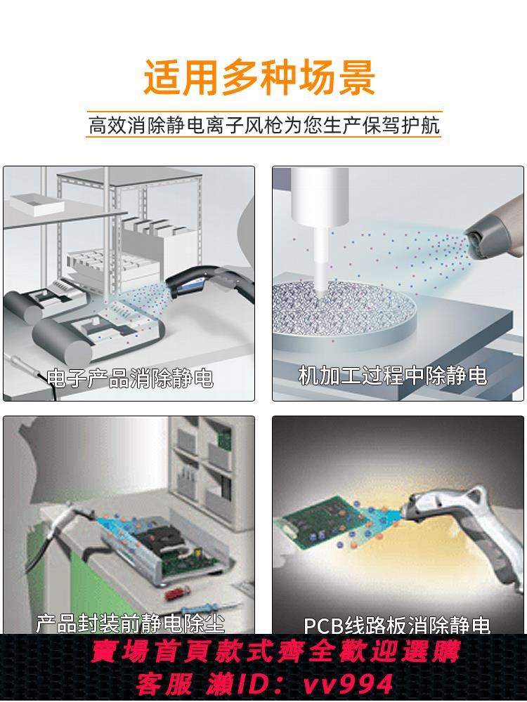 【買它！儀表儀器】澤井ZJ-302D除靜電離子風槍除塵風嘴工業靜電消除器調氣壓噴槍頭