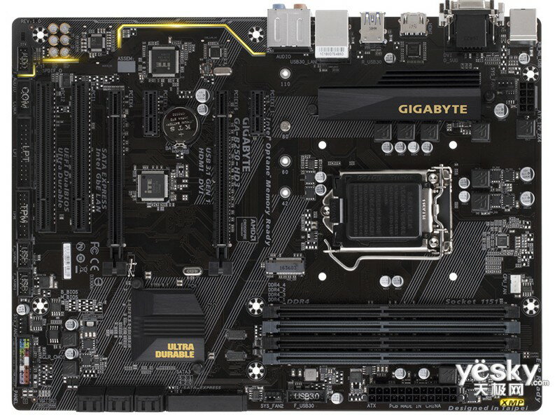 {保固一年 可打統編}Gigabyte/技嘉 B250-HD3 臺式機主機板 大板 1151針支援6代7代DDR4