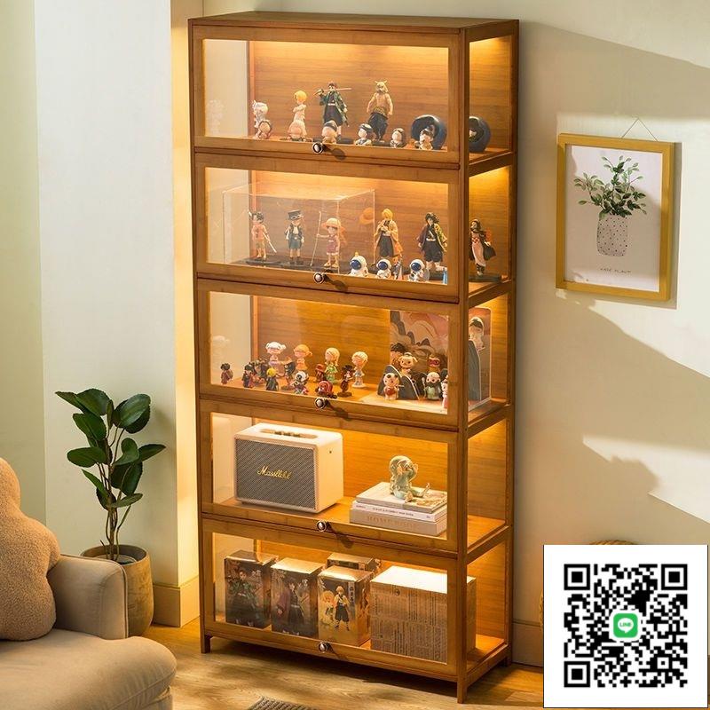 【免運】手辦展示櫃 樂高亞克力透明仿玻璃化妝品貨架 公仔收藏展示櫃 收納櫃 玻璃櫃 模型櫃 展示櫃 公仔櫃