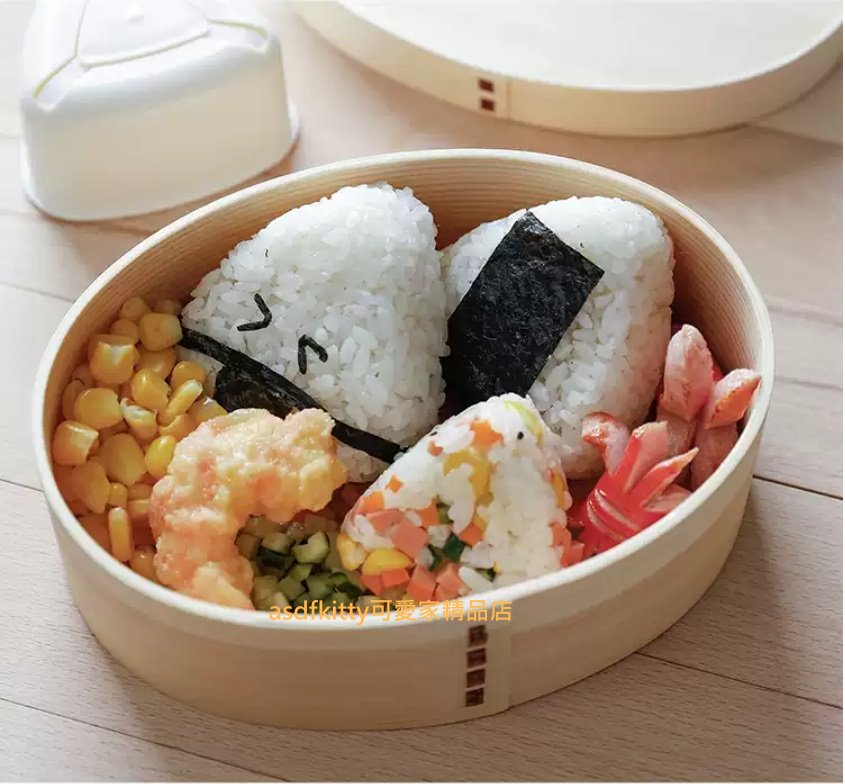 asdfkitty*日本製 msa三角御飯糰模型2入組/三角飯糰製作器/一大一小-日本正版商品 8