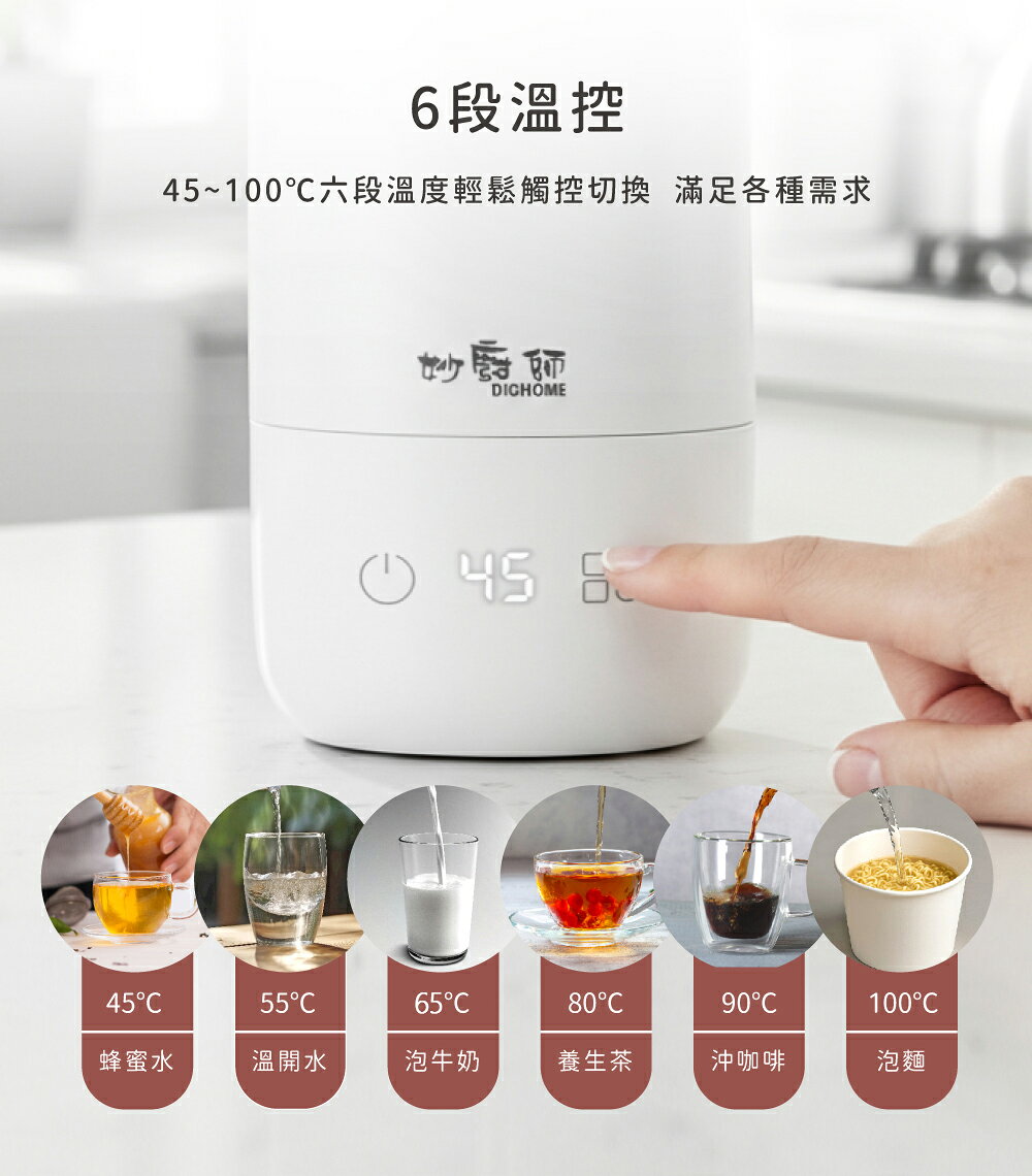 【妙廚師】全電壓溫控熱水壺MS-TK2684 5