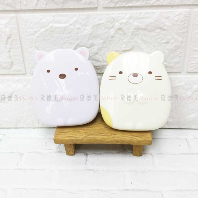 隨身鏡 San-x 角落生物 貓咪 白熊 鏡子 日本進口正版授權