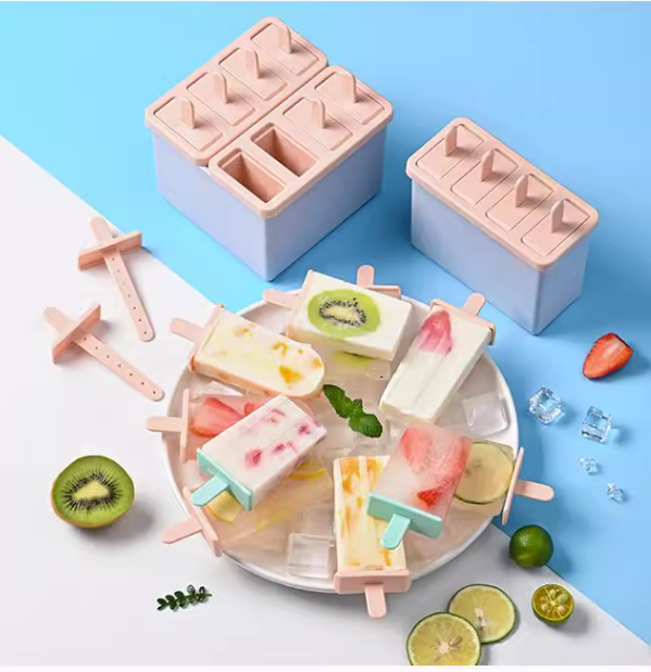 【滿299出貨】冰棍雪糕模具食品級帶蓋家用做冰棒凍冰塊盒的磨具自製霜淇淋神器