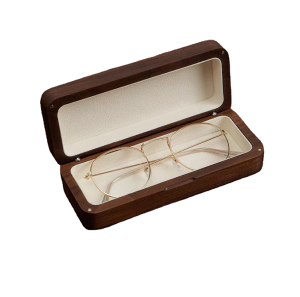 現貨清出單品 實木簡約眼鏡盒 高級抗壓便攜眼鏡盒
