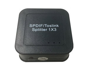 【易控王】SPDIF/Toslink數位音頻分配器/光纖1X3分配器 一進三出 1進3出(50-516)