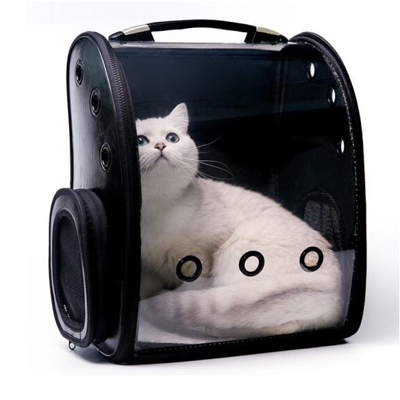 貓包寵物背包貓咪太空艙寵物背包外出便攜貓咪雙肩背包全景透明太空包貓籠【聚物優品】