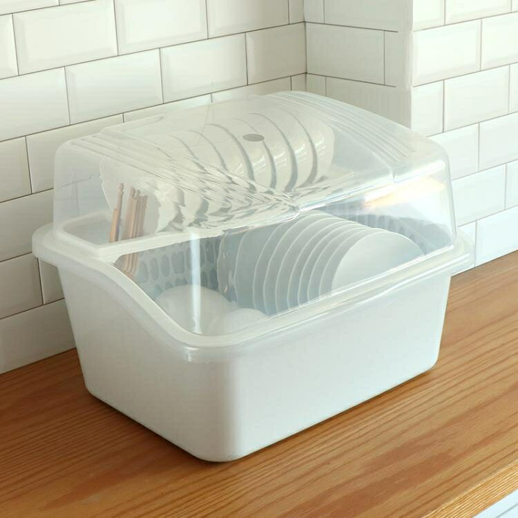 碗架 裝碗筷收納盒特大碗櫃塑料帶蓋廚房放碗碟瀝水架餐具收納箱置物架