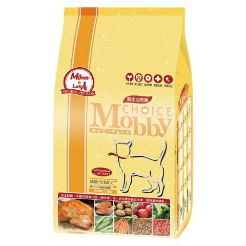 『油工廠』莫比 MOBBY 貓飼料 成貓化毛 抗毛球 專用配方 1.5KG 3KG 莫比自然食 貓糧