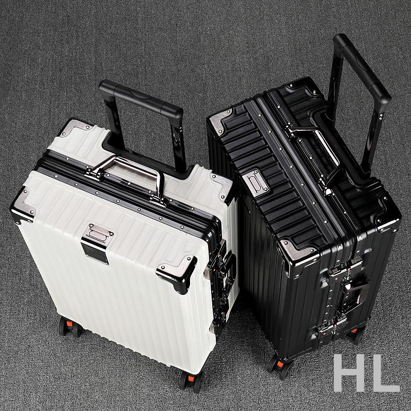 HL 行李箱女生ins學生旅行箱結實耐用密碼箱男登機萬向輪拉桿箱皮箱