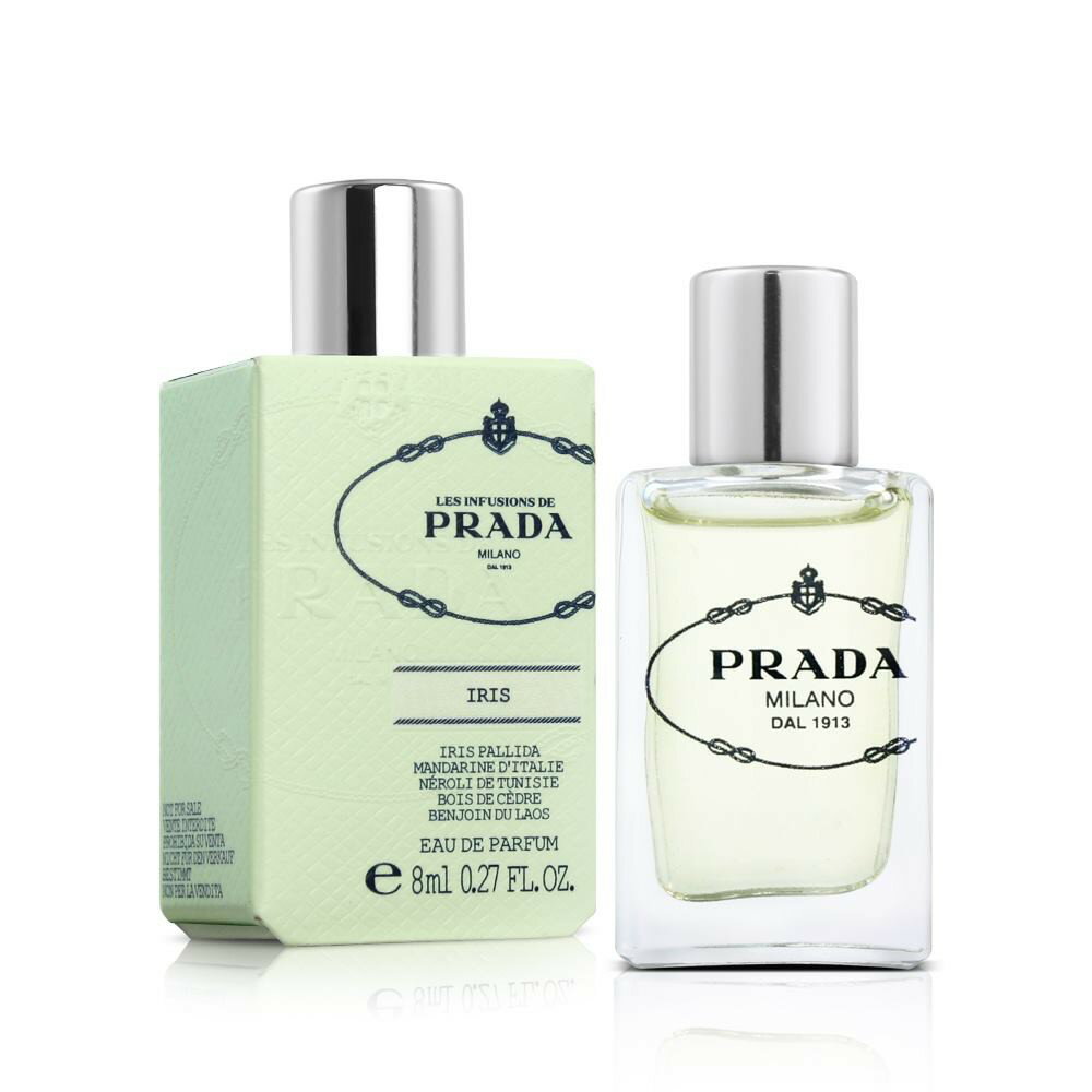 PRADA Infusion Iris 鳶尾花精萃女性淡香精 8ml｜期間限定◆秋冬迷人香氛