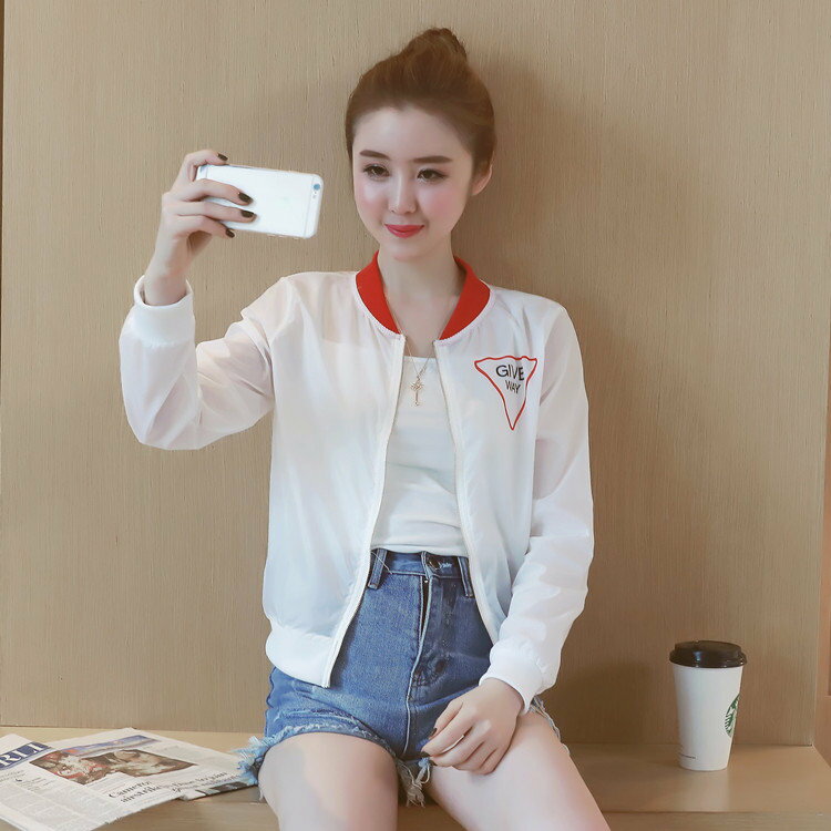 FINDSENSE G5 韓國時尚 夏季 女裝 百搭 修身 防曬衣 短外套 開衫
