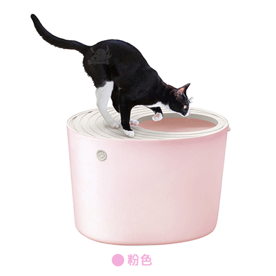 【IRIS】桶式貓便箱 (粉)⭐寵物周年慶-9月滿1999抽多尼斯寵物自動餵食器⭐