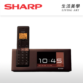 APP再折500代碼【19Jul19-500】日本原裝 SHARP【JD-4C2CL】家用無線電話 單子機 藍牙連線 語音答錄 數位相框