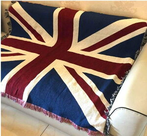 寰宇歐洲風 大不列顛日不落風格 英國國旗 120*150 CM 沙發毯/桌巾/蓋毯