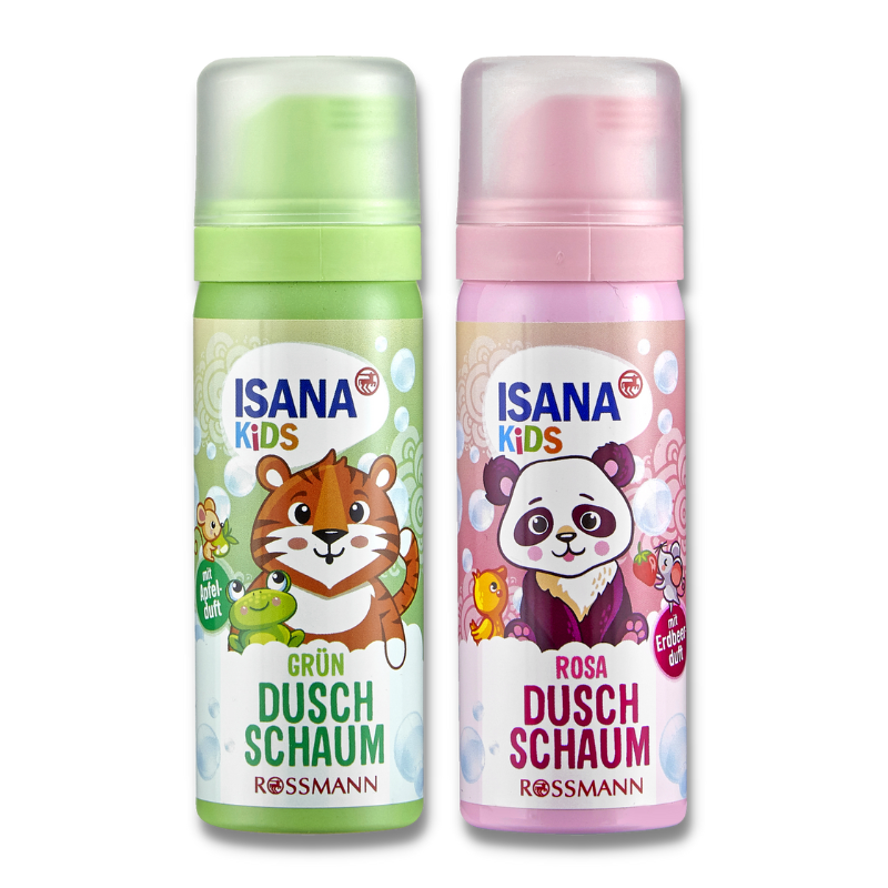 德國 Rossmann ISANA 兒童沐浴慕斯 50ml 蘋果/ 草莓 果香 沐浴 泡泡 空運禁送 附發票【心心哈德】現貨 全館499超取免運｜全場下殺★滿額再享折扣