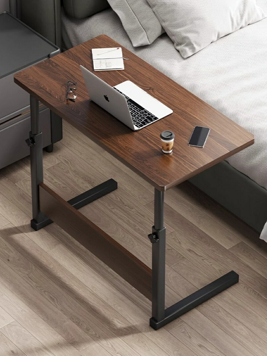 床邊桌可移動簡約桌子臥室家用學生書桌簡易懶人升降電腦桌/升降桌/邊桌/可移動桌/書桌/辦公桌/學習桌/電腦桌/筆記本桌/桌子