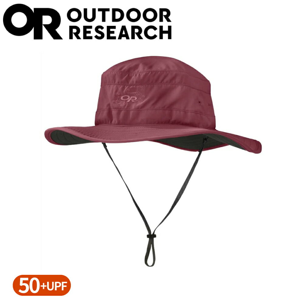 【Outdoor Research 美國 女 抗UV透氣中盤帽《深紅》】243442/遮陽帽/圓盤帽/登山健行
