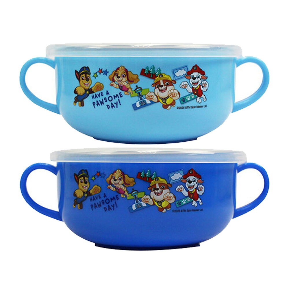 汪汪隊兒童雙手柄餐碗(小)【九乘九購物網】