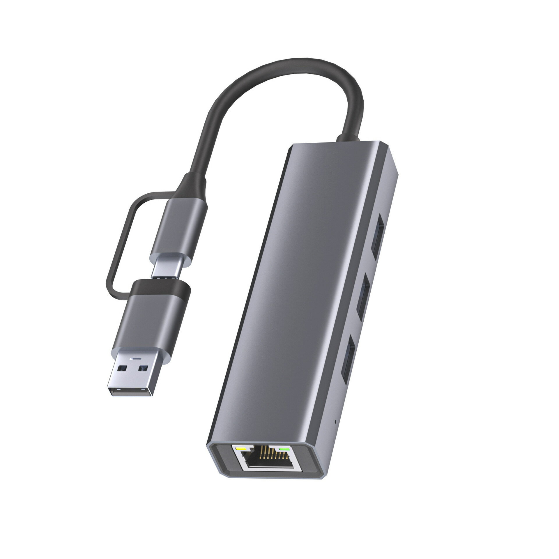 usb拓展塢type-c千兆網口hub網絡卡電腦轉換器手機平板筆記本擴充套件塢【宜家良品百貨】