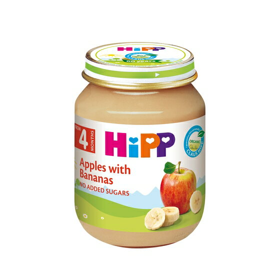 HiPP喜寶-有機蘋果香蕉泥(125g)【米菲寶貝】