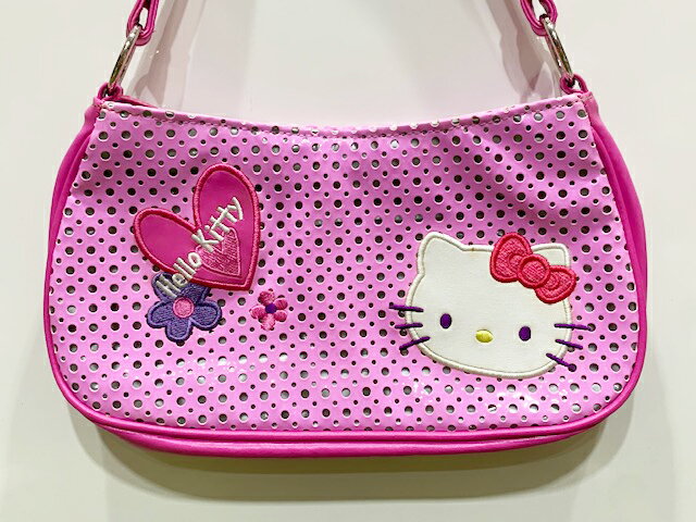 【震撼精品百貨】凱蒂貓 Hello Kitty 日本SANRIO三麗鷗 KITTY 肩揹包/手提包-心粉#03252 震撼日式精品百貨