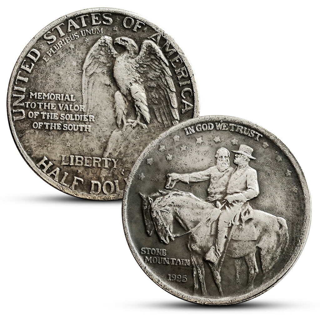 美國1925石山南北戰爭紀念半美元硬幣仿古銀錢幣外國硬幣50美分| 協貿國際日用品生活3館| 樂天市場Rakuten
