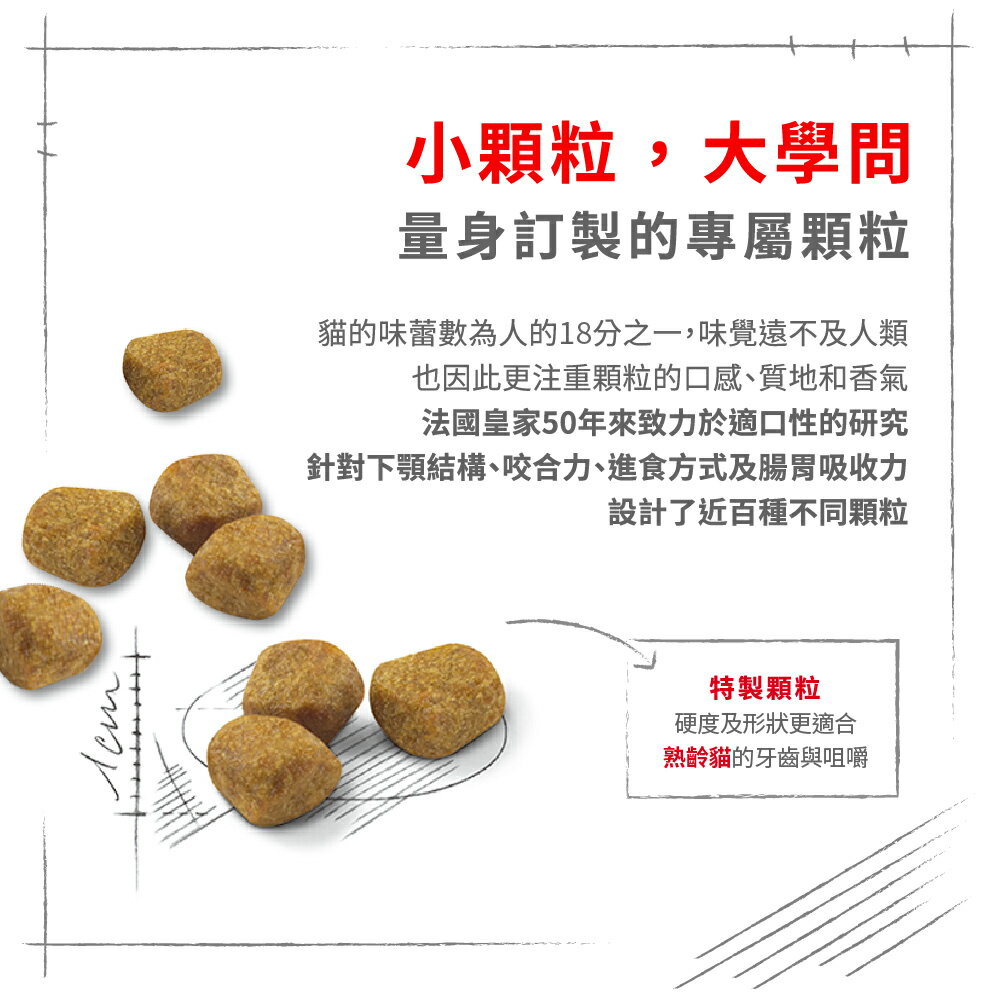 法國皇家ROYAL CANIN 【IN+7室內熟齡貓】保健成貓專用飼料1.5kg /3.5kg複合元氣配方 有益於熟齡貓 1