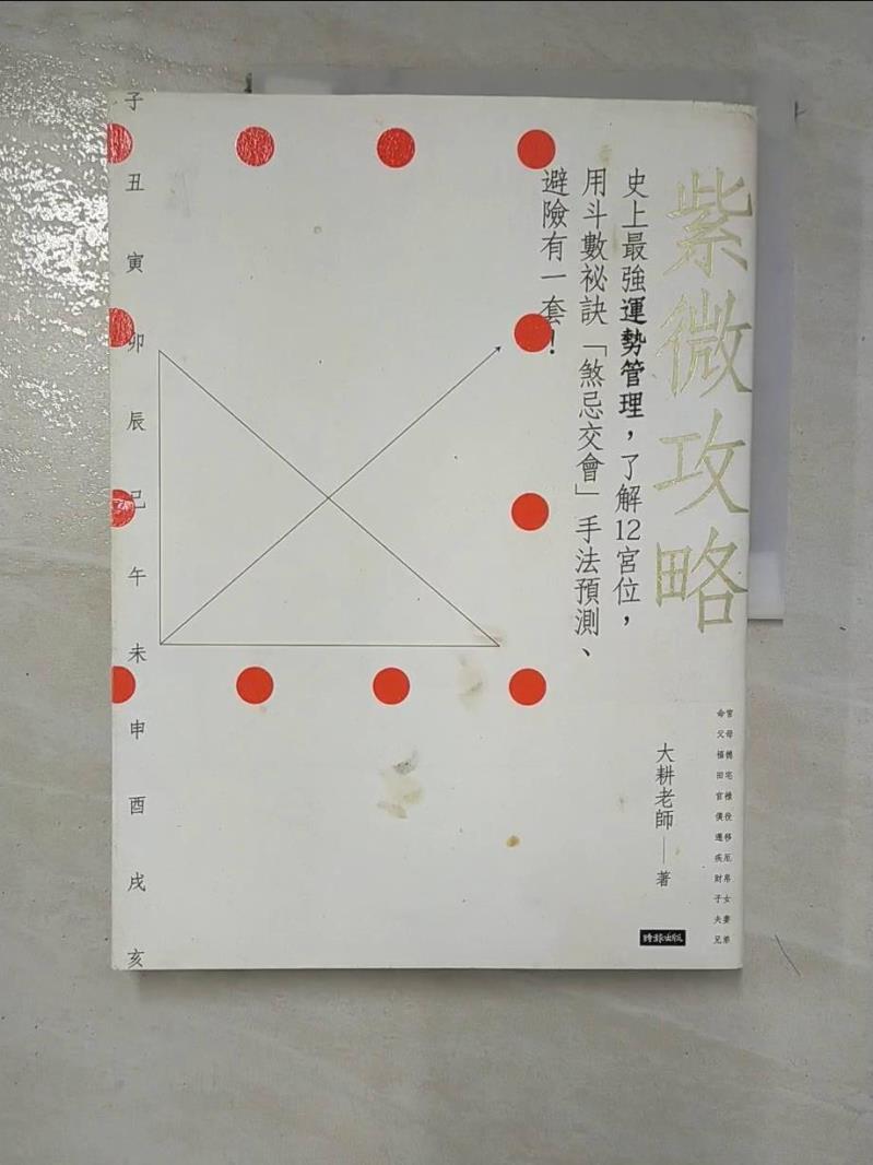 【書寶二手書T4／命理 JSC】紫微攻略 史上最強運勢管理，瞭解12宮位，用鬥數秘訣「煞忌交會」手法預測、避險有一套！ 大耕老師