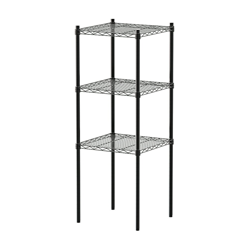 層架/儲藏架/鞋架 輕型 45x45x120cm三層烤黑波浪架  dayneeds 1