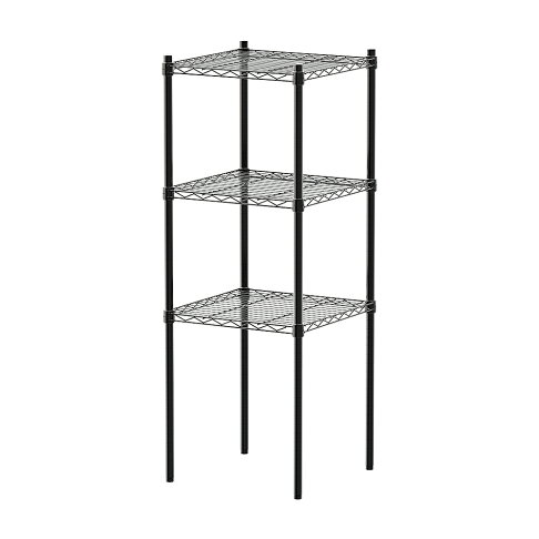層架/儲藏架/鞋架 輕型 45x45x120cm三層烤黑波浪架 dayneeds 1