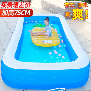 兒童充氣游泳池家用游泳桶加厚大型戶外游泳池戲水孩子可用游泳池
