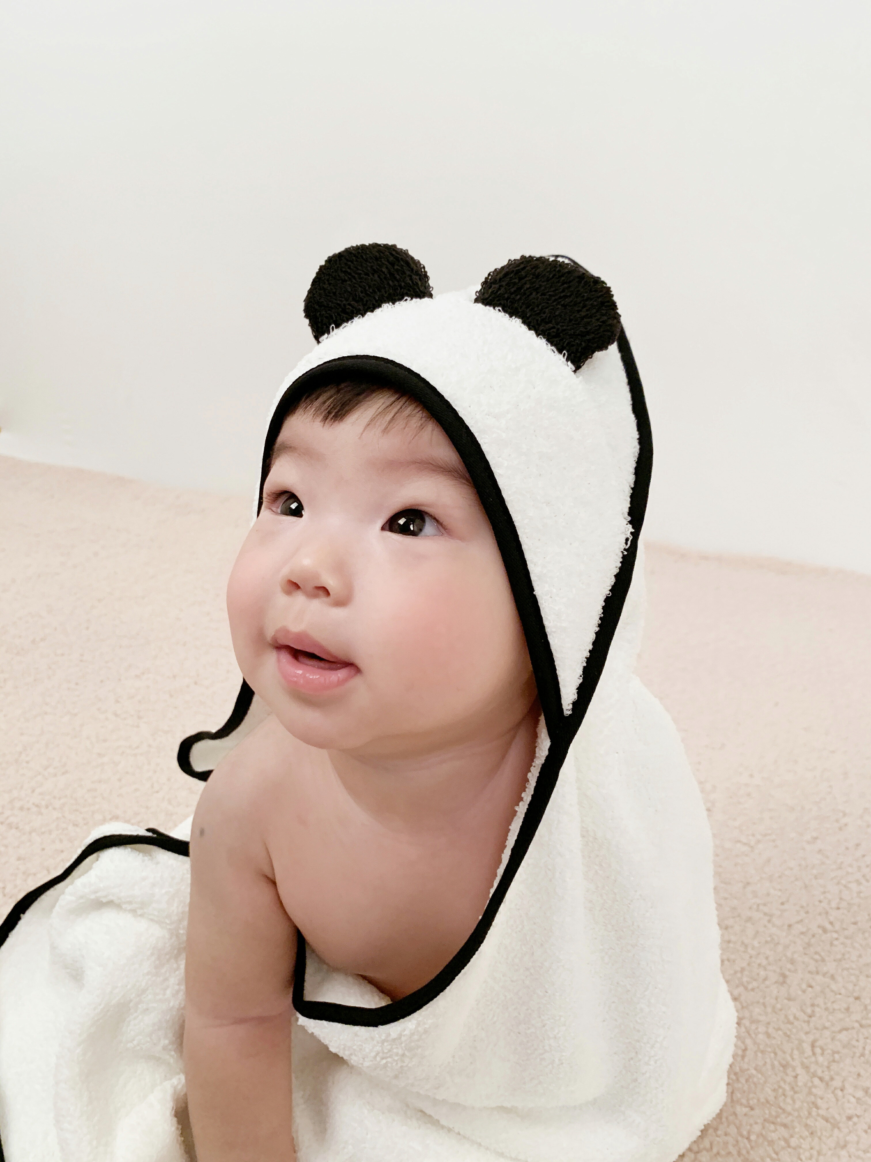 【沐羽毛巾】動物耳嬰兒包巾 吸濕快乾 台灣設計製造