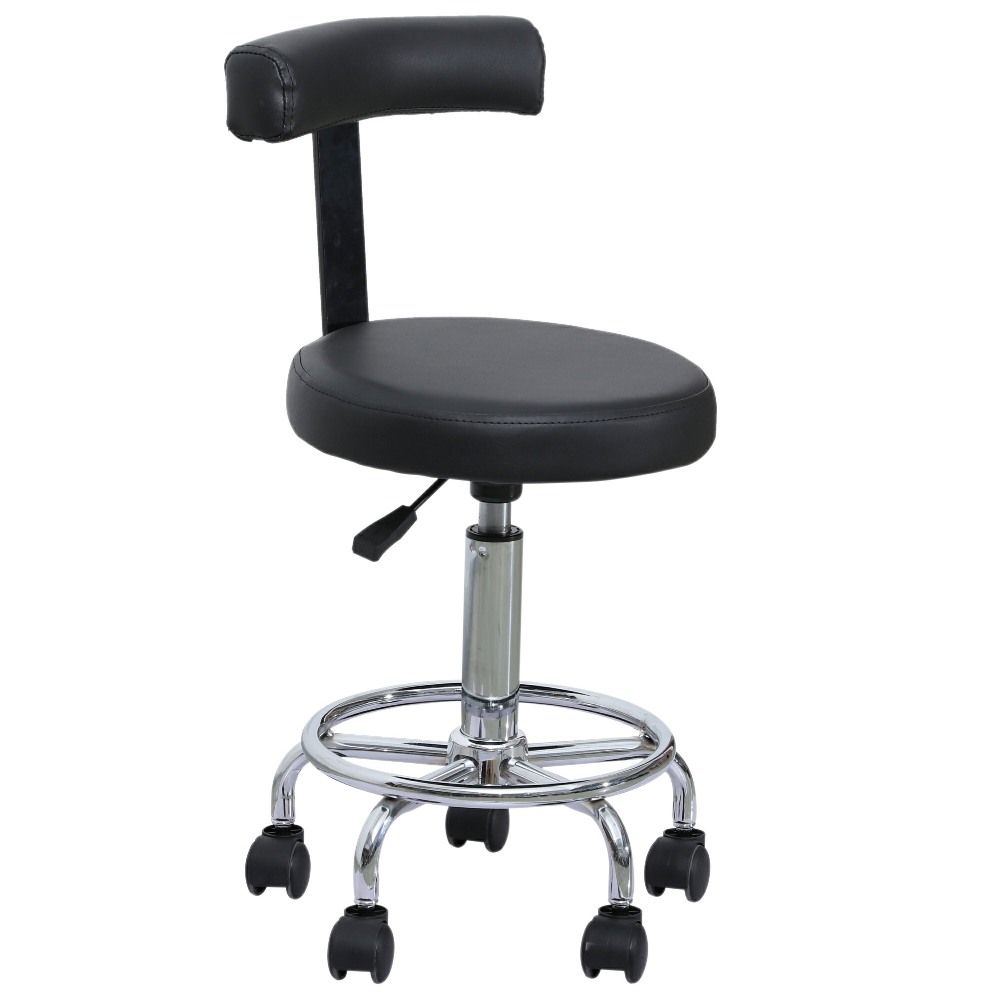 adjustable rolling stool