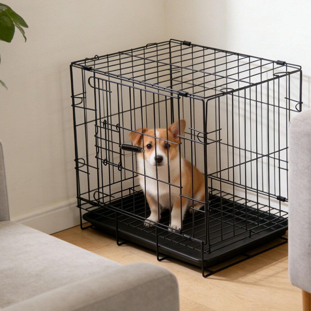 狗籠子中小型犬室內加固帶廁所比熊泰迪狗窩寵物籠兔籠子貓狗用品