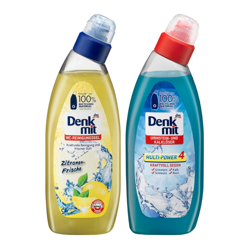Denkmit 馬桶水垢檸檬清潔劑/ 馬桶水垢鐵鏽清潔劑 750ml 水垢清潔 浴廁鐵鏽 浴廁清潔 dm 附發票｜換季推薦⚡APP下單最高享19%點數回饋 美的三次方 【心心哈德】