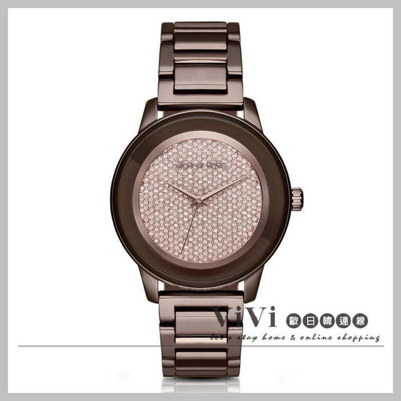 『Marc Jacobs旗艦店』美國代購 Michael Kors 咖啡星空滿鑽都會時尚腕錶