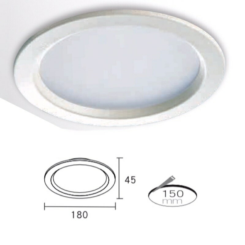 台灣製造 15W 15cm LED 導光板 崁燈 白光 黃光 自然光 15公分 面板 (A Light) 3