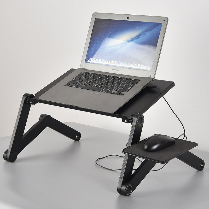 桌子 散熱筆記本電腦桌創意鋁合金升降折疊支架床上書桌移動懶人電腦桌