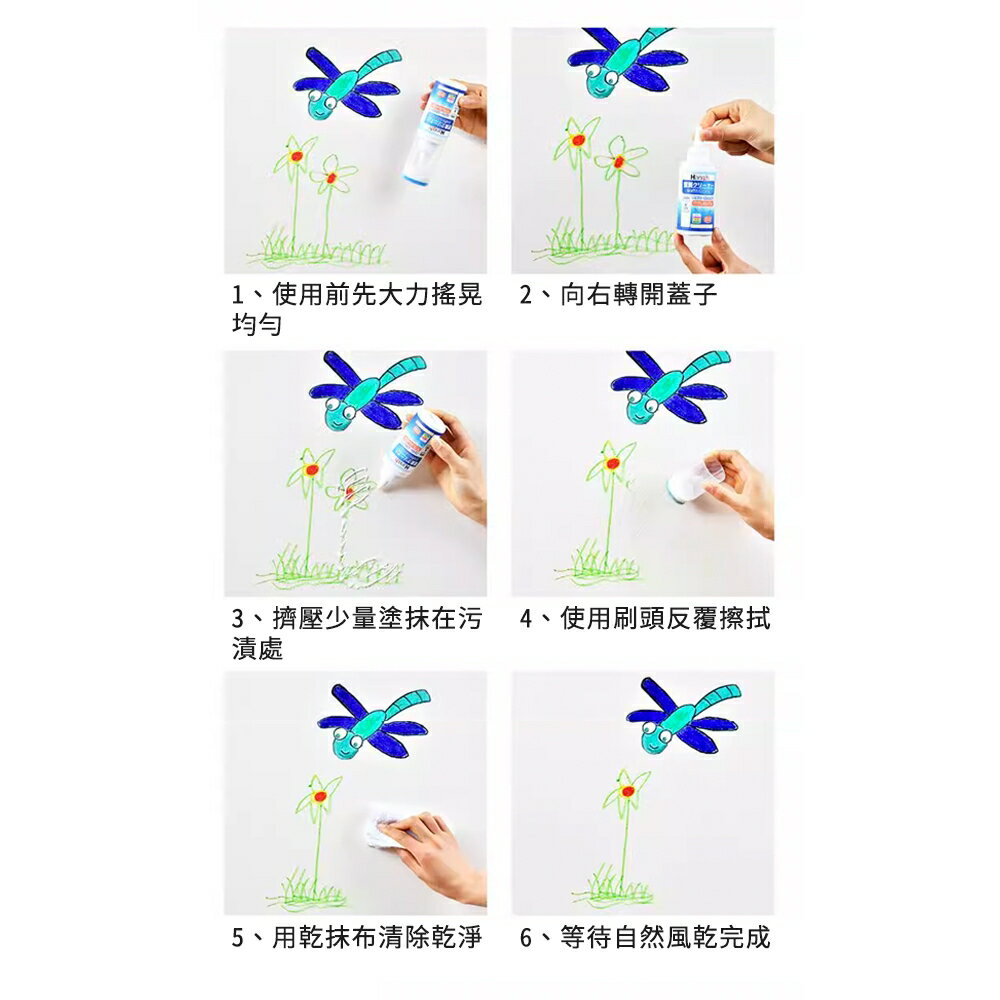 ✨台灣現貨📦 日本牆面刷頭式乳膠清潔劑 120g 牆面清潔膏 牆面 牆壁 清潔劑 去污劑 牆面清潔劑 塗鴉去污劑 3