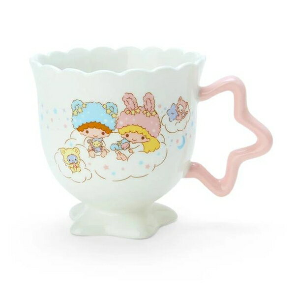 【震撼精品百貨】Little Twin Stars KiKi&LaLa 雙子星小天使~雙子星陶瓷造型茶杯 260ml*23301