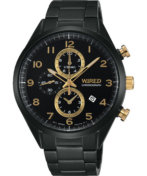 WIRED 耶誕限定 套裝計時腕錶 7T92-X273SD(AF8U29X1)-42mm-黑面鋼帶【刷卡回饋 分期0利率】【APP下單4%點數回饋】