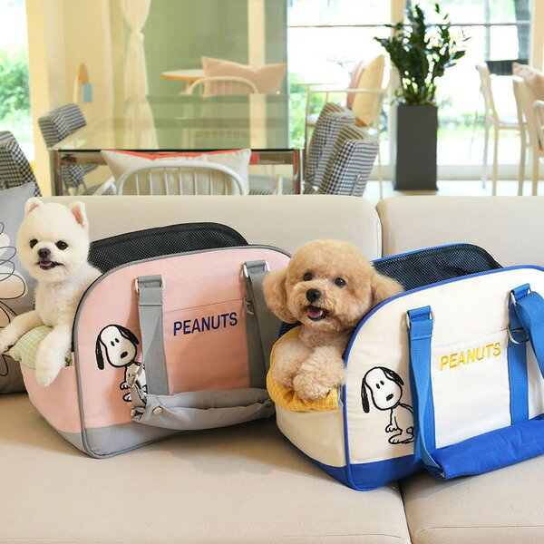 【PEANUTS】史努比圓弧輕旅寵物外出包 (寵物外出包)