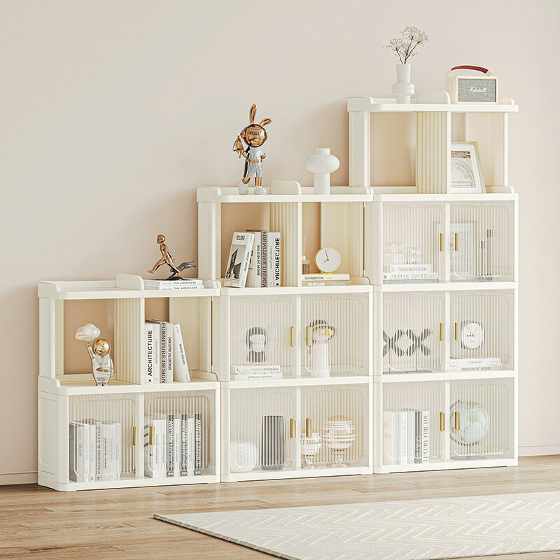 【全場免運】簡約現代兒童書架置物架落地自由組合簡易小型客廳書柜子收納家用