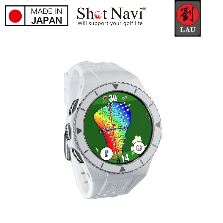 【日本製專業高爾夫GPS定位手錶】Shot Navi  Exceeds 高爾夫GPS定位手錶(白) 1