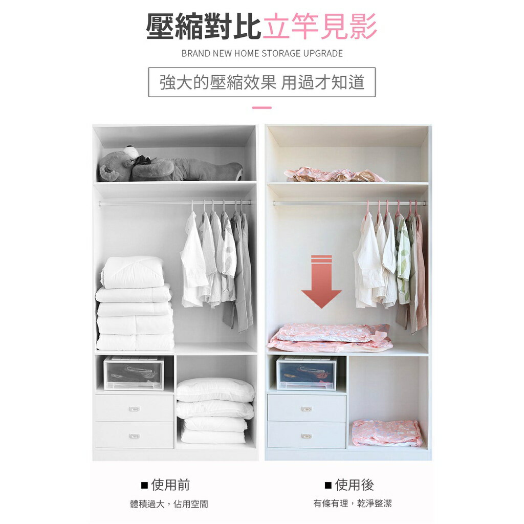 好好生活】真空收納袋真空壓縮袋收納袋加厚款衣服收納棉被收納旅行收納手卷式收納袋善居良品| 好好生活家居| 樂天市場Rakuten