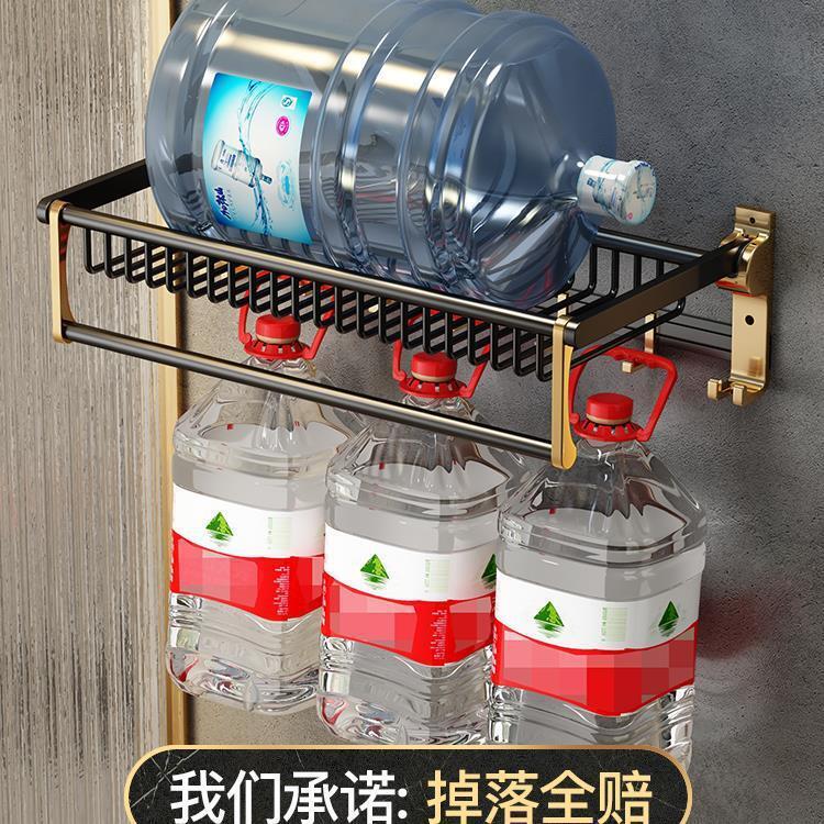 浴巾架免打孔浴室置物架壁掛太空鋁衛生間宮廷風毛巾架套裝組新款