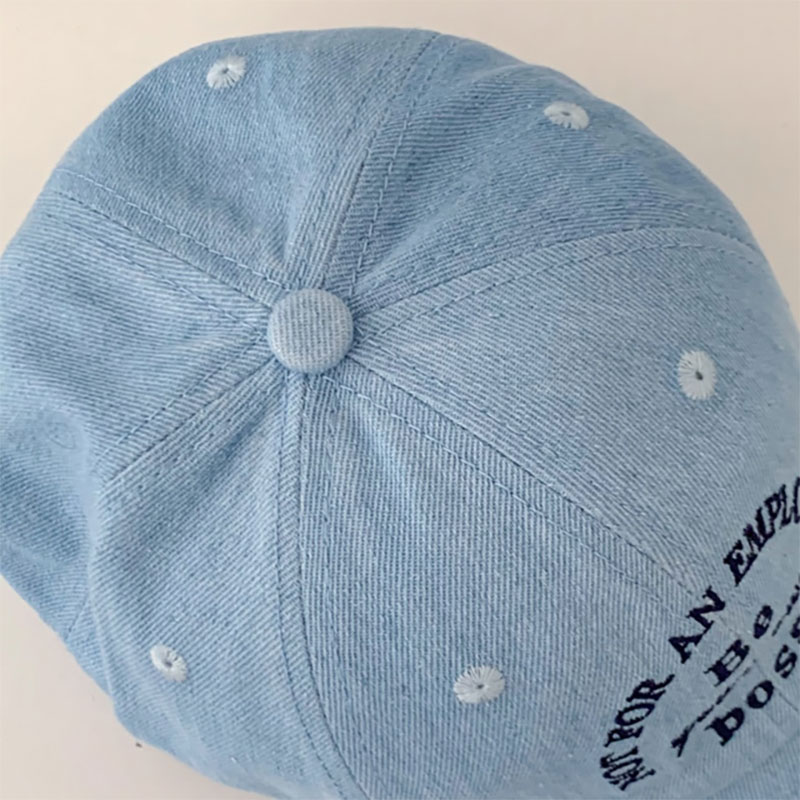 ANNAS 韓國牛仔棒球帽 刺繡英文字母 鴨舌帽 帽子 單寧 6